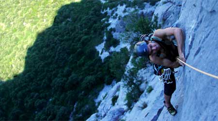 Sardegna, Lanaitto: aderenza su via brutti sporchi e cattivi 6b Sardegna, Lanaitto via brutti sporchi e cattivi 6b