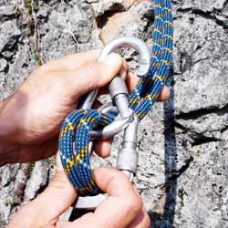 freno moschettone: ruota il moschettone freno moschettone: ruota il moschettone