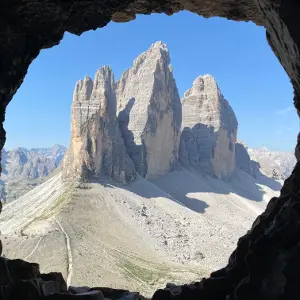 scorci unici sulle 3 cime di Lavaredo via ferrata Innerkofler